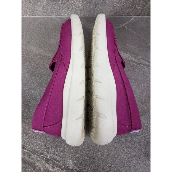 Sperry Recycled Sneakers Womens 8 M Fushsia Captain's Moc Slip Ons Shoes - Picture 4 of 12